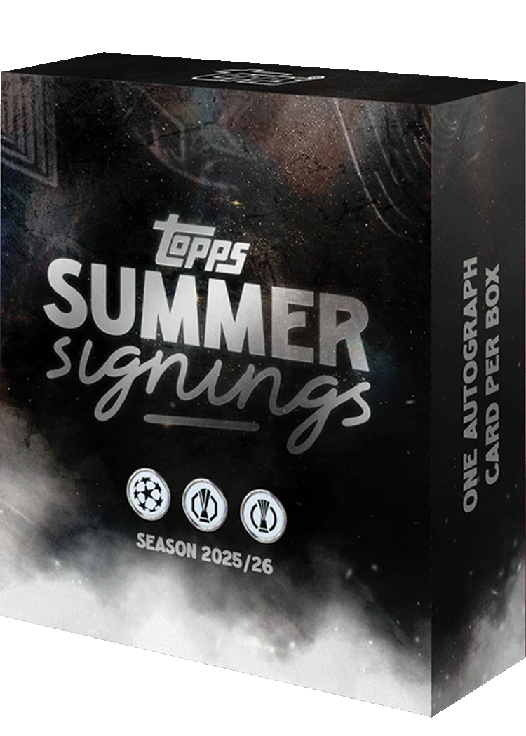 2025-26Topps Summer Signings UEFA Club Competitions – UCC Hobby Box (EN) | 6 Packs, 36 Cards