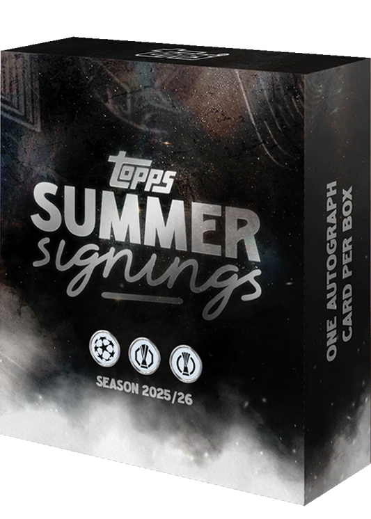 2025-26Topps Summer Signings UEFA Club Competitions – UCC Hobby Box (EN) | 6 Packs, 36 Cards