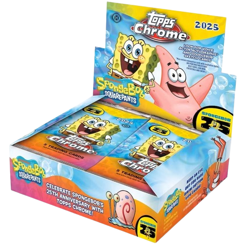 2025 Topps Chrome SpongeBob 25th Anniversary – Hobby Box
