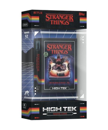 2025 Topps High-Tek Stranger Things Hobby Box – Limitierte Entertainment-Edition