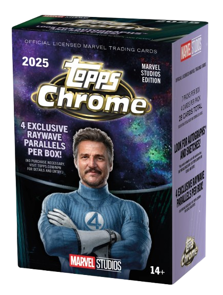 2025 Topps Marvel Studios Chrome® Value Box | Marvel Trading Cards